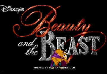 Beauty and the Beast - Roar of the Beast (USA) screen shot title